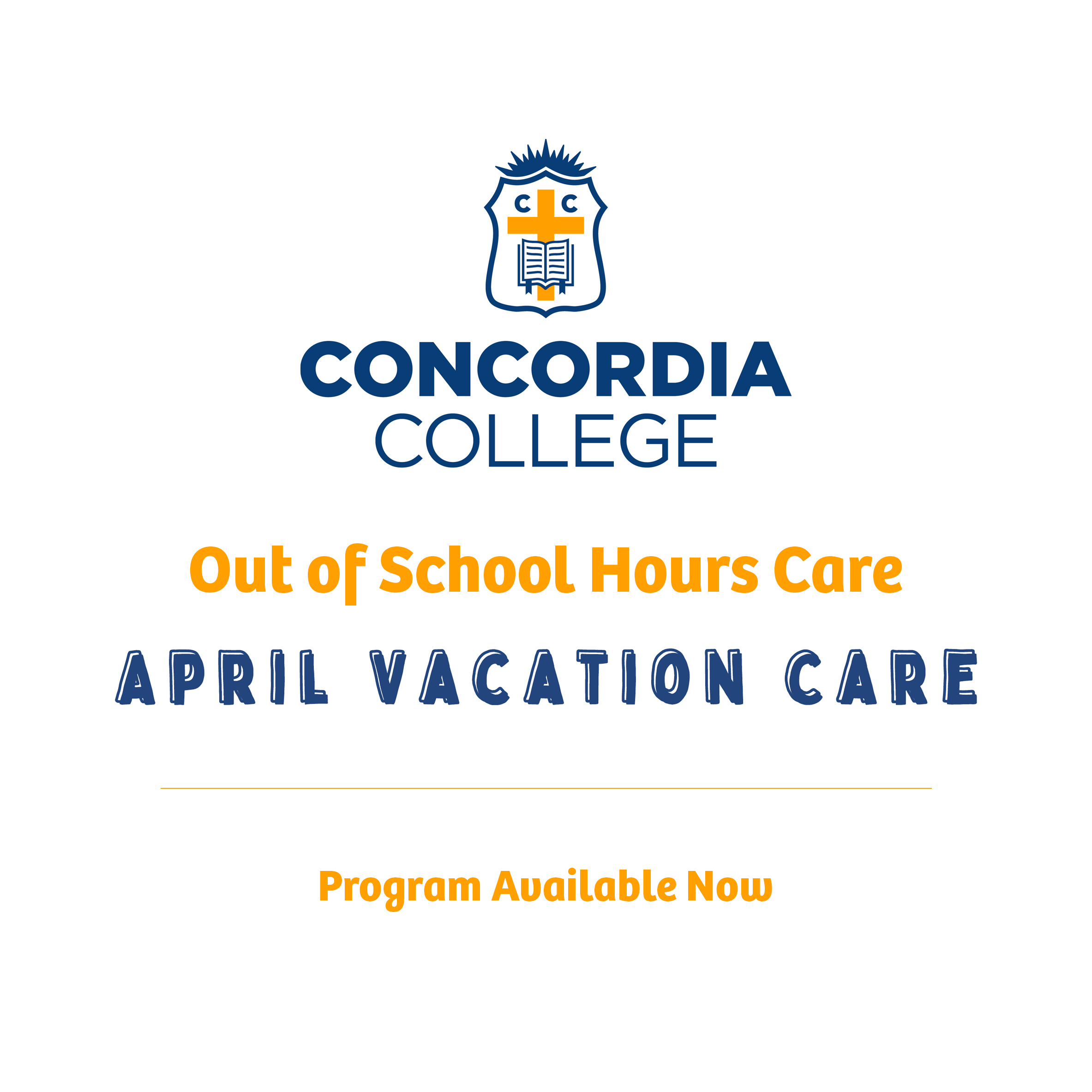 OSHC Vacation Care Program April 2024 